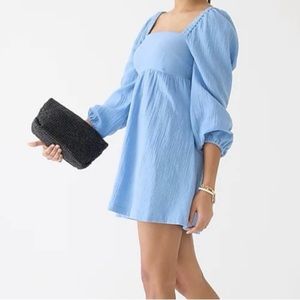 J. Crew Square Neck Soft Gauze Dress